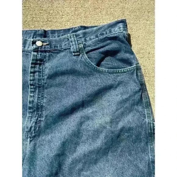 WRANGLER l Vintage blue jean dad JORTS l SIZE 40 - Picture 4 of 5